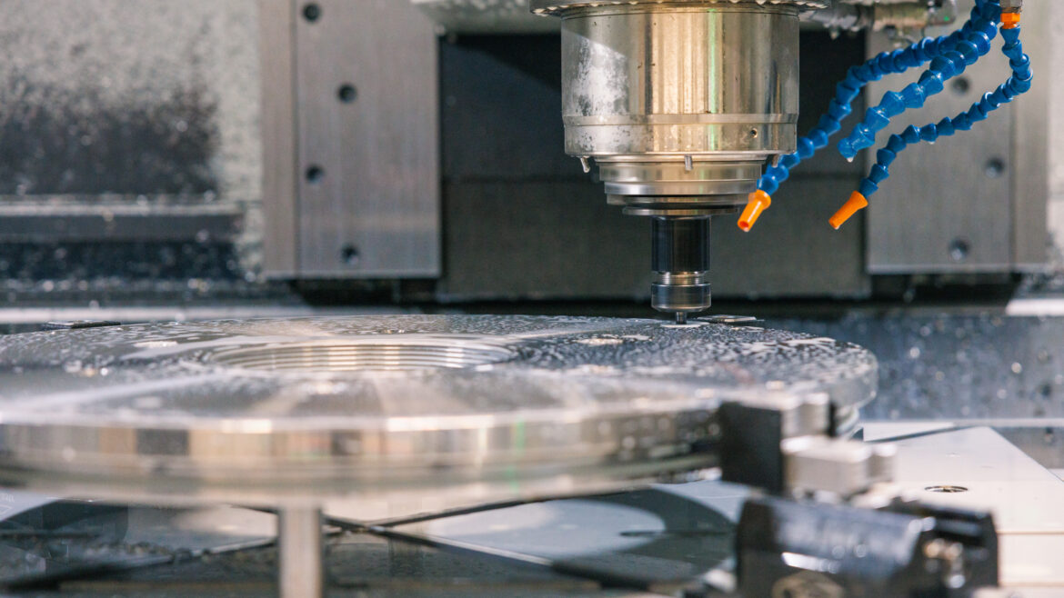 CNC draaien groot in de machinefabriek bij HWI Machining